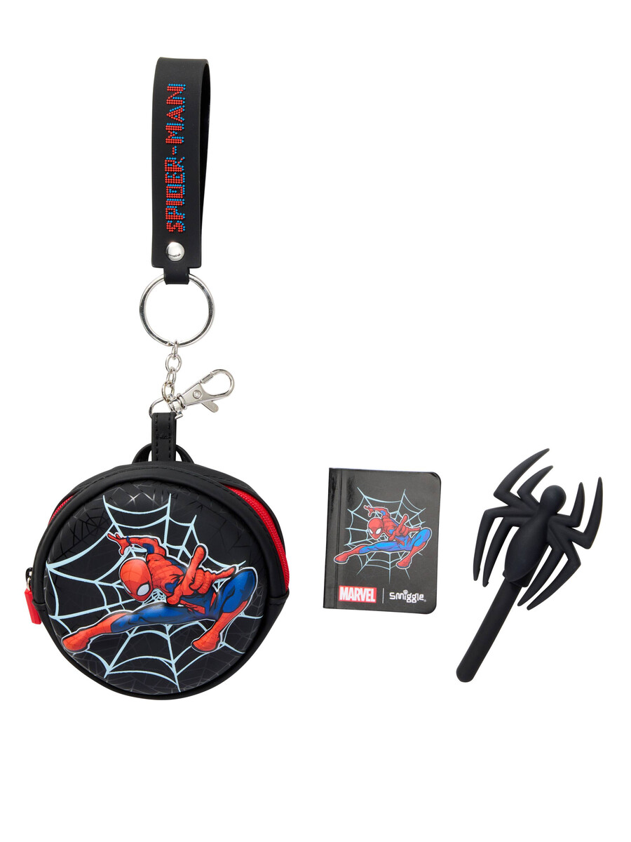 porte-clés mini bloc-notes spider-man pour correspondants