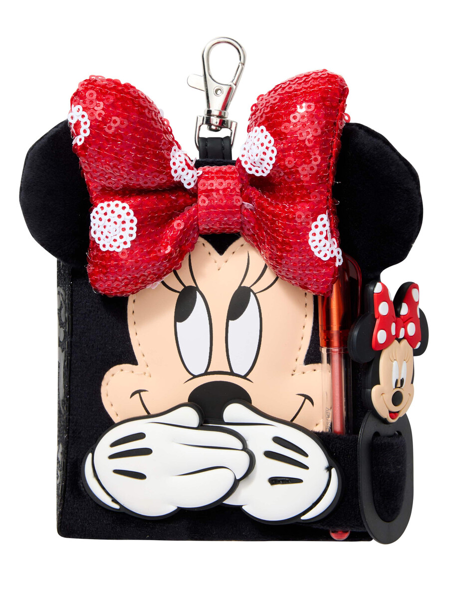 porte-clés mini-carnet minnie mouse