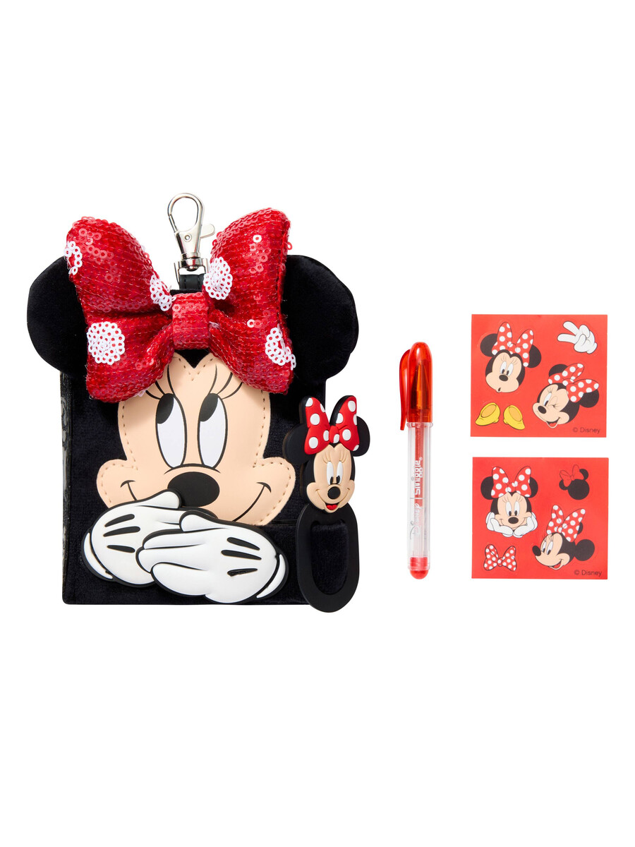 porte-clés mini-carnet minnie mouse