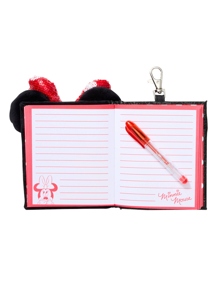 porte-clés mini-carnet minnie mouse