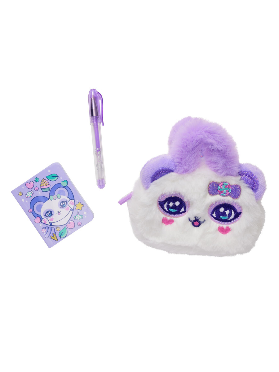 porte-clés mini bloc-notes furry buds pour correspondants