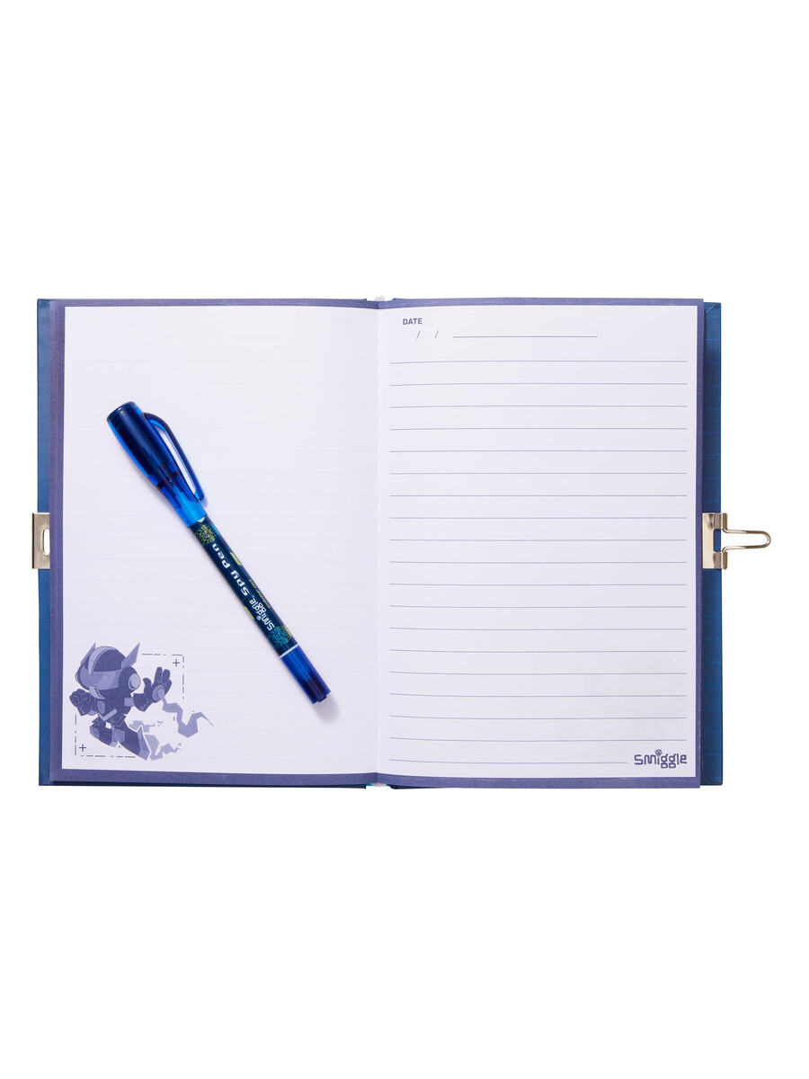 carnet a5 verrouillable avec stylo espion
