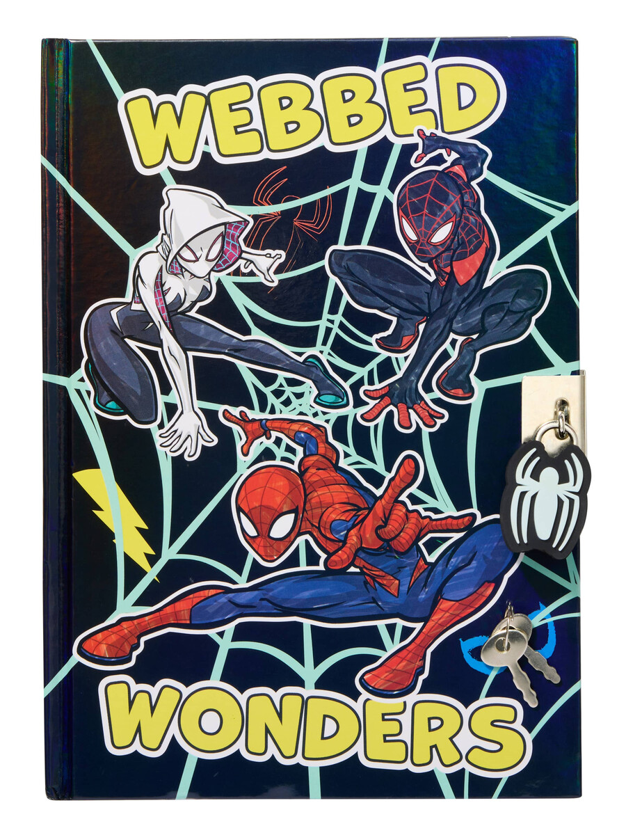 carnet spider-man a5 verrouillable