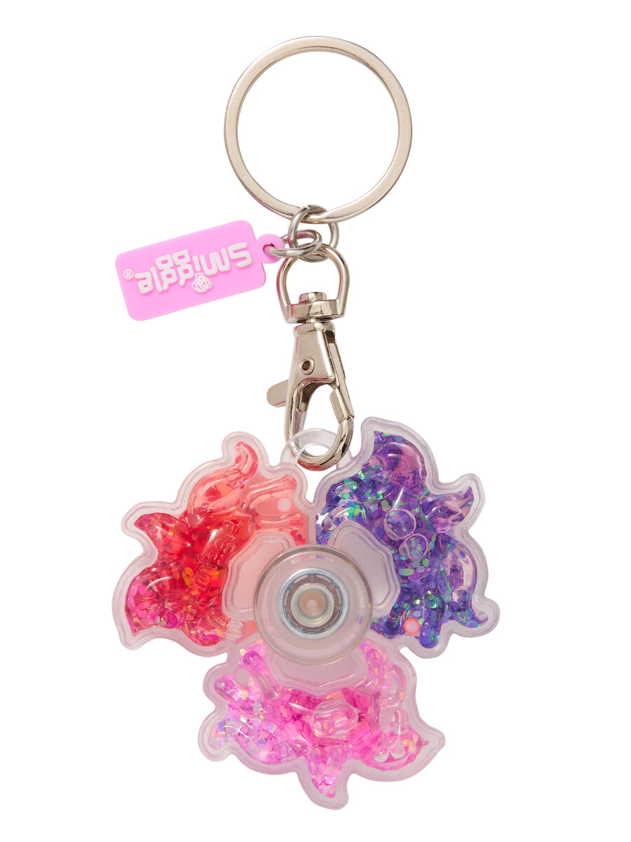 porte-clés licorne flottante tournante