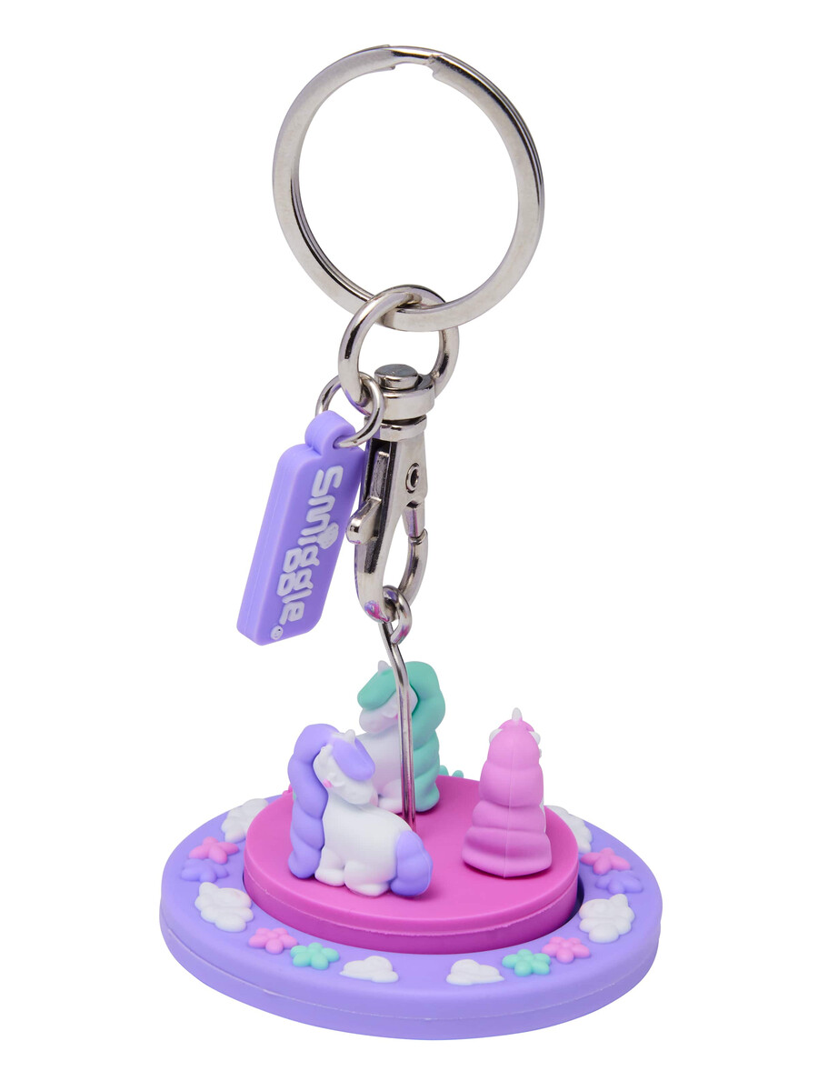 porte-clés licorne tournante