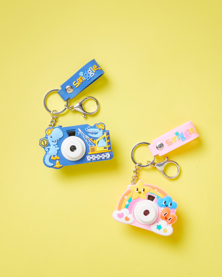 porte-clés mini appareil photo dinosaure