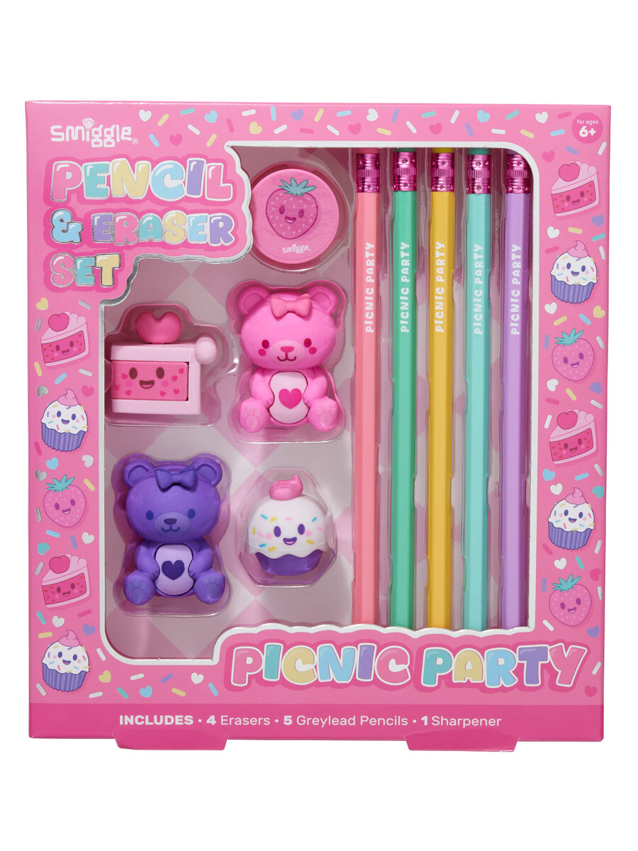 ensemble crayon et gomme ultra-rapide