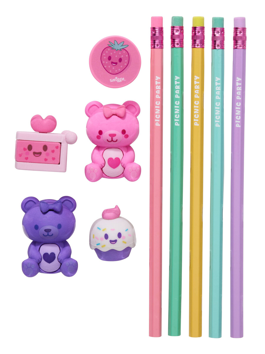 ensemble crayon et gomme ultra-rapide