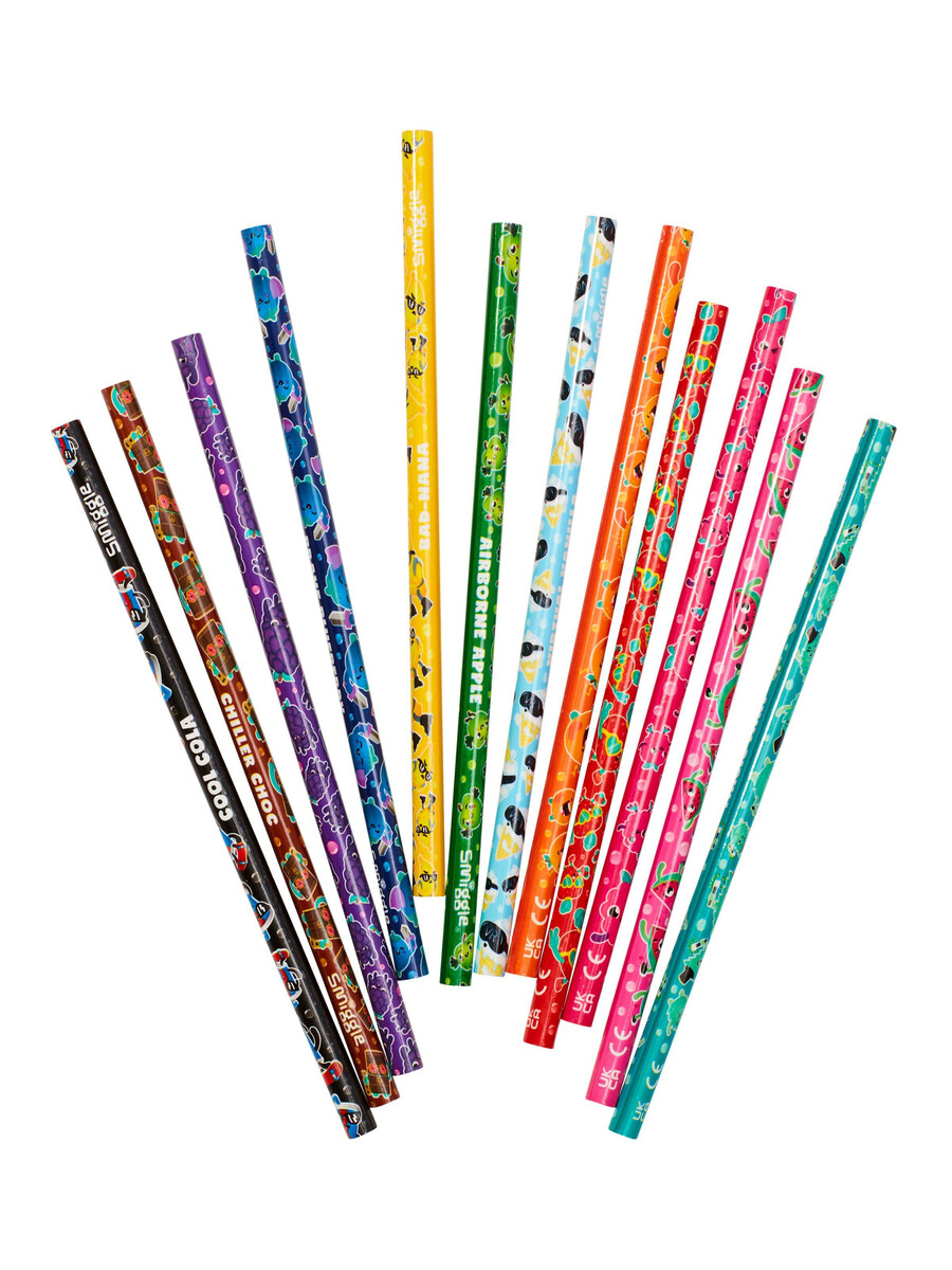 lot de 12 crayons de couleur parfumés