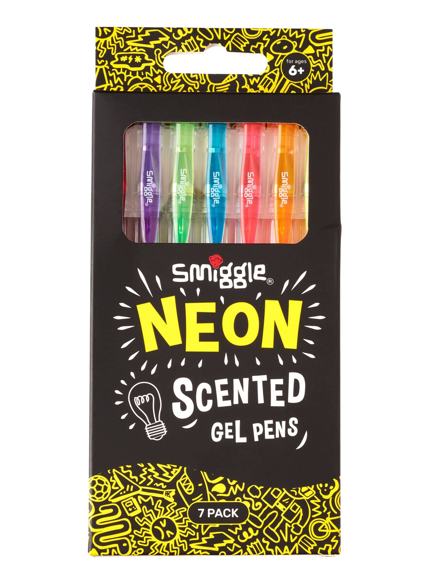 stylos à gel parfumés néon x7
