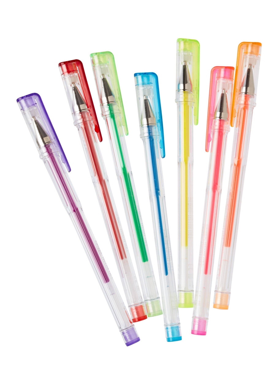 stylos à gel parfumés néon x7