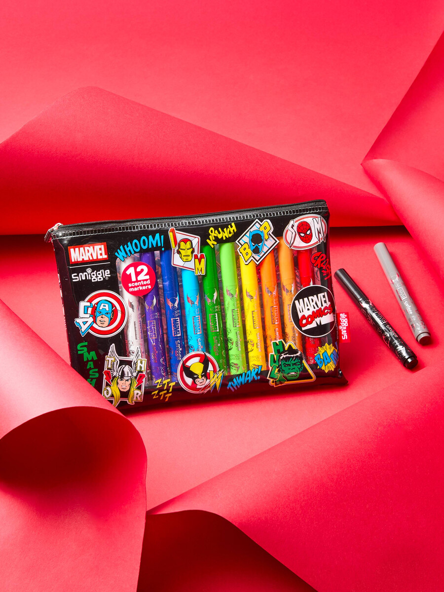 pack de marqueurs marvel