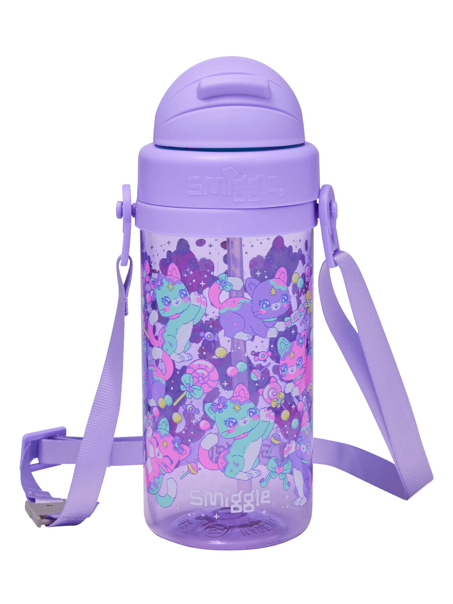 bouteille en plastique miniature aventureuse avec sangle 400 ml