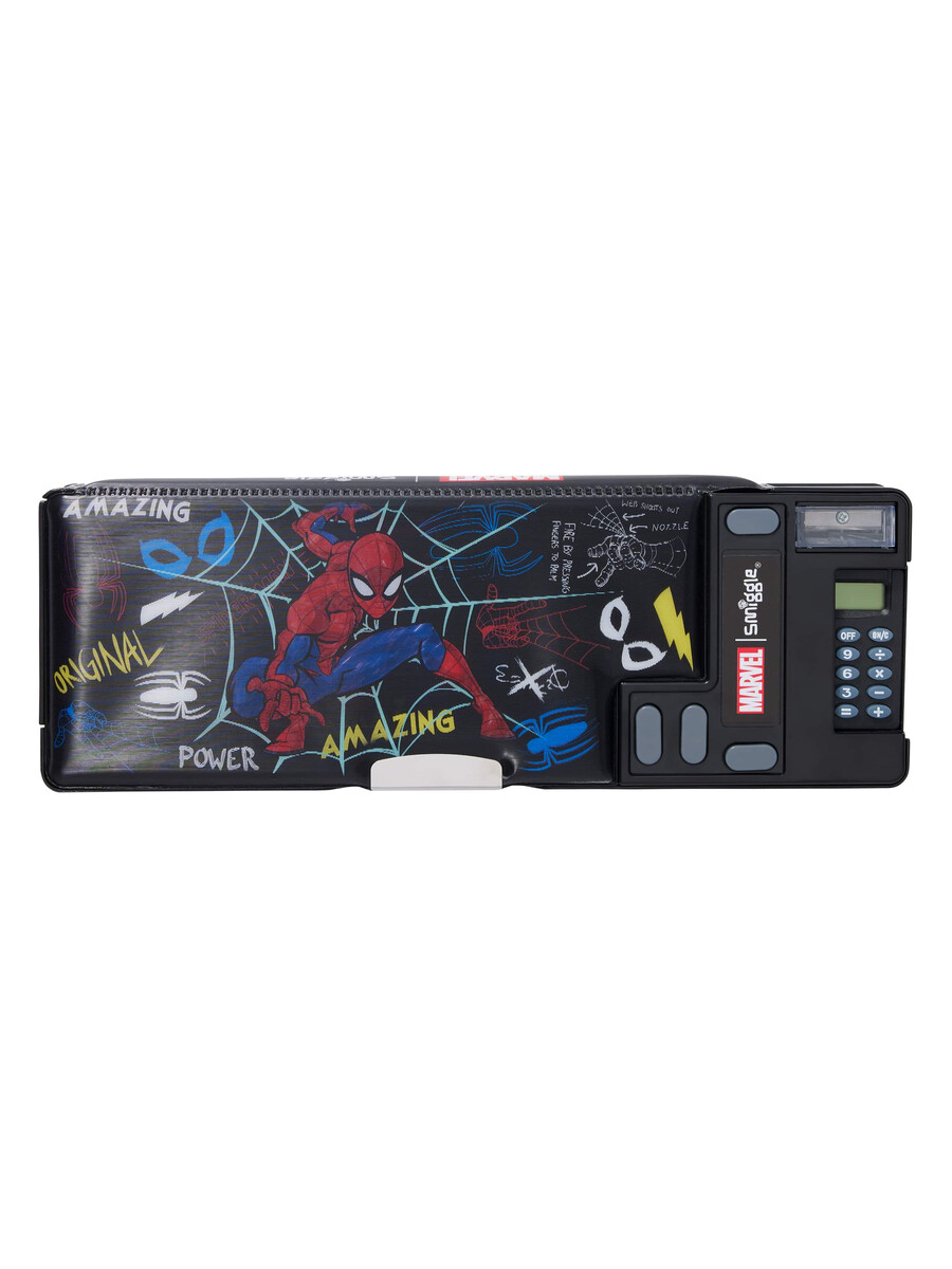 trousse à crayons spider-man à ouverture facile