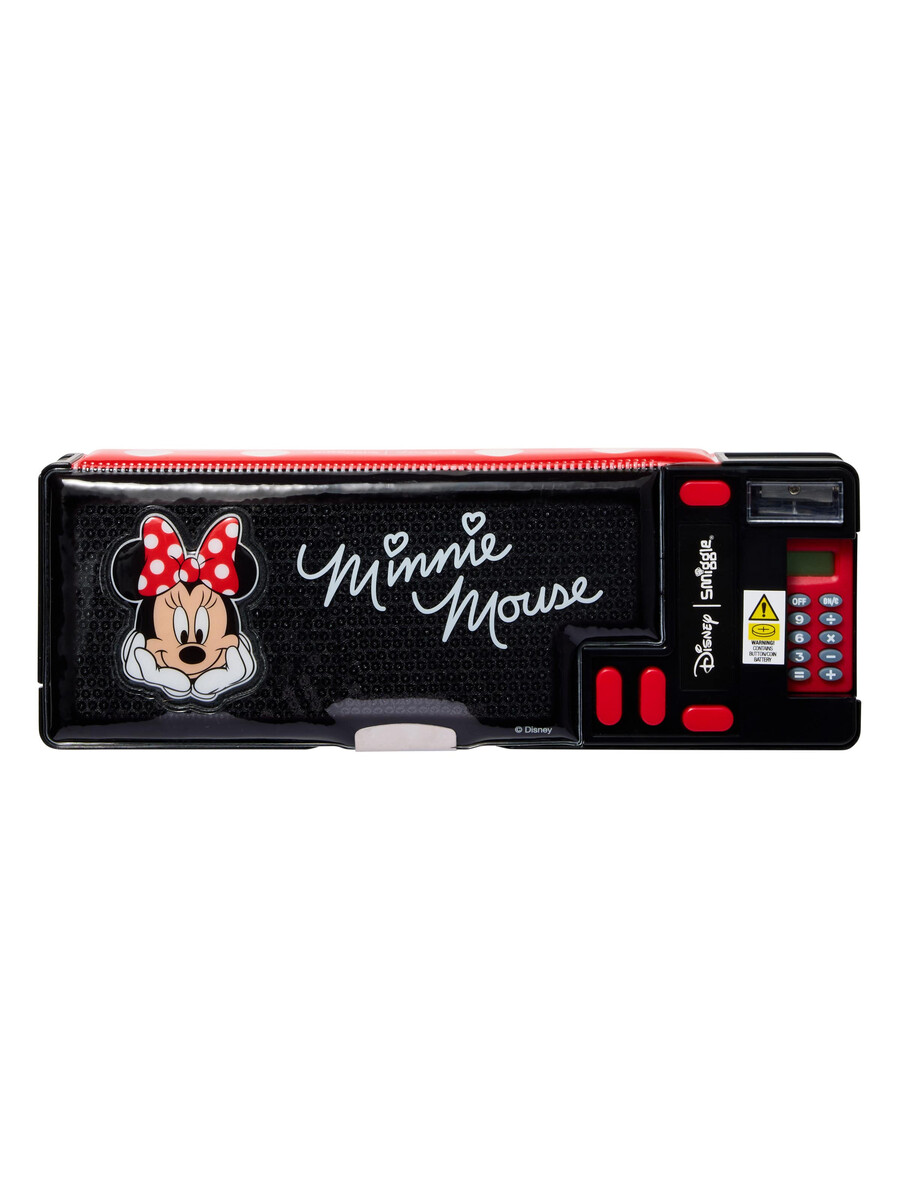 trousse à crayons minnie mouse à ouverture facile