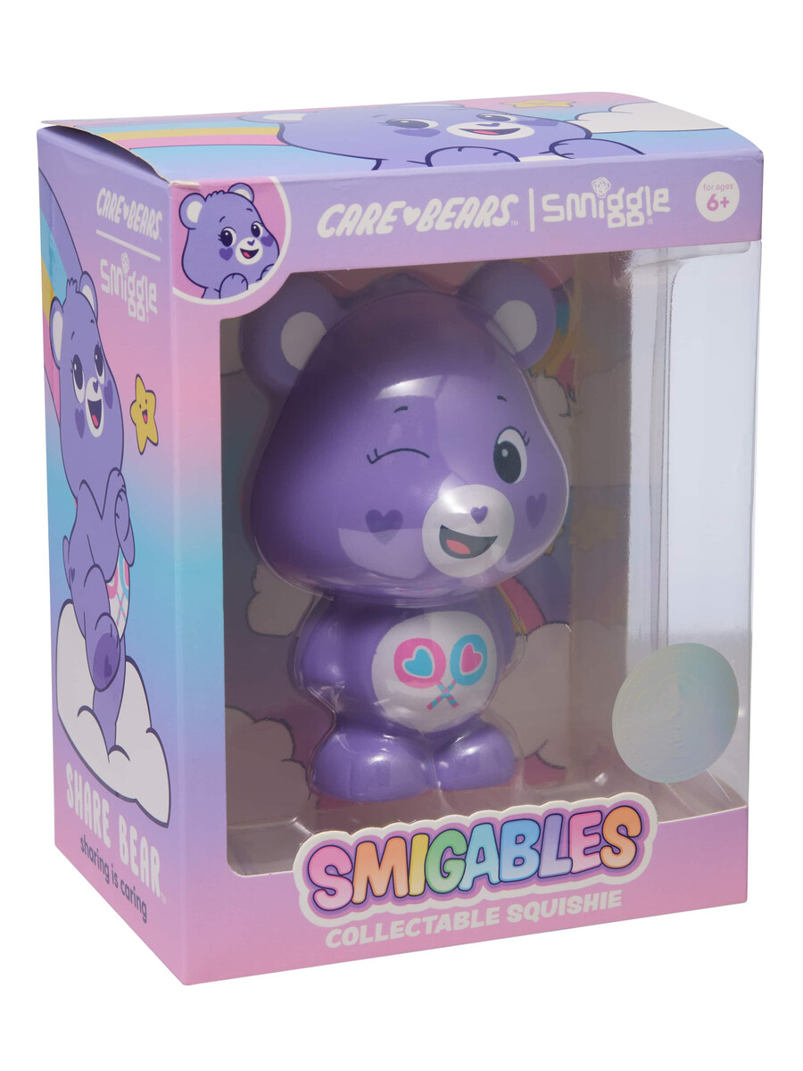 peluche anti-stress care bears smigables à collectionner