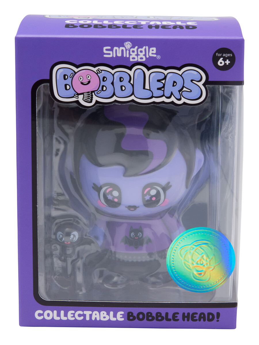 figurines à tête oscillante de collection smiggle bobblers