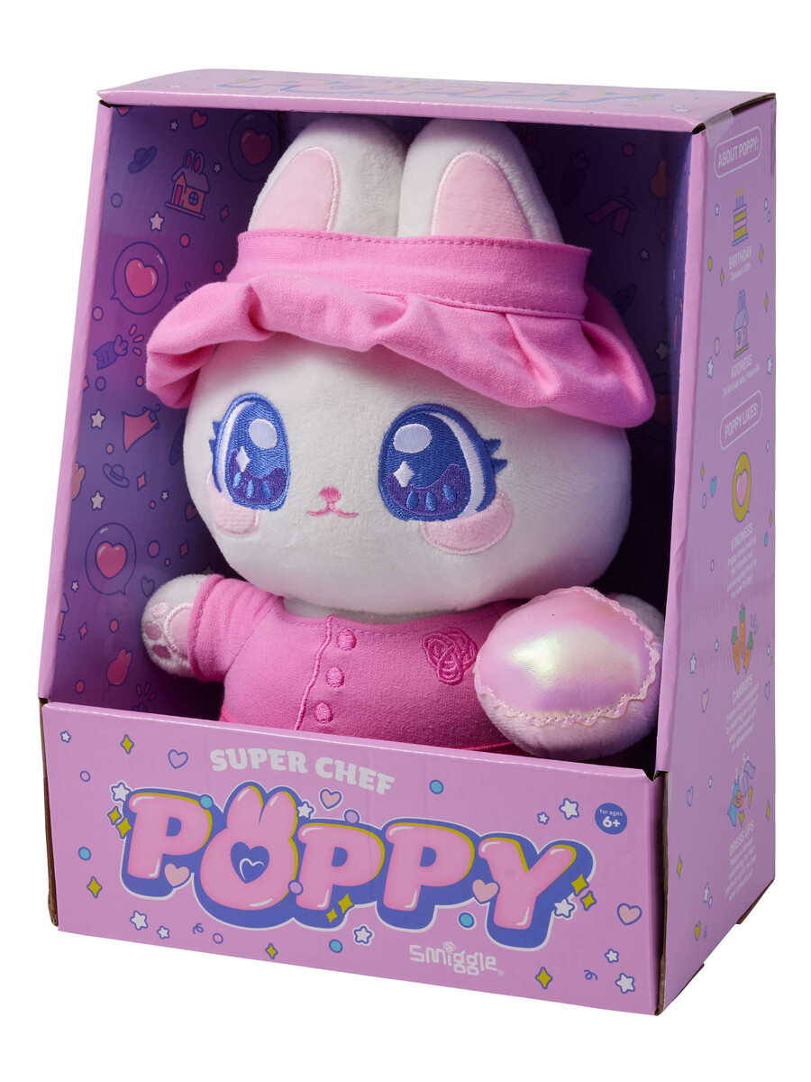 lapin en peluche poppy