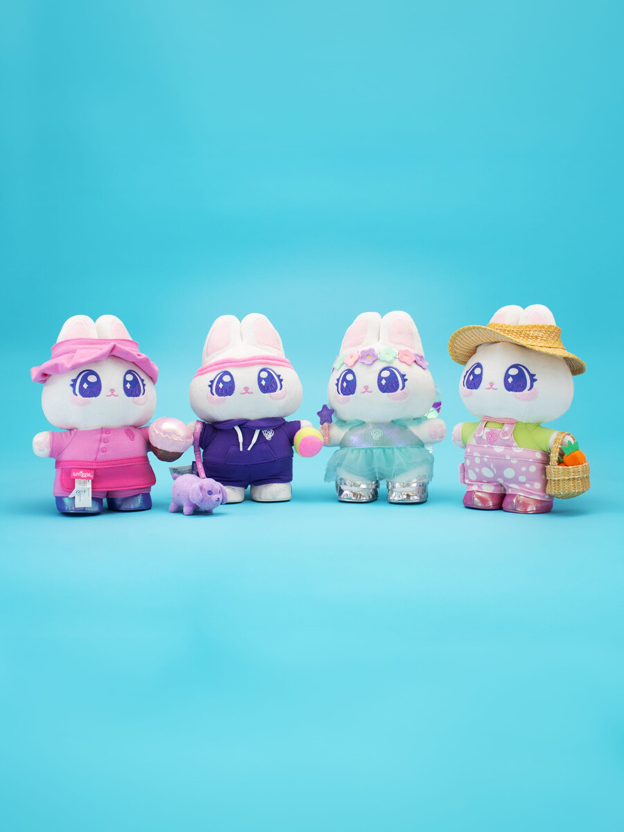 lapin en peluche poppy