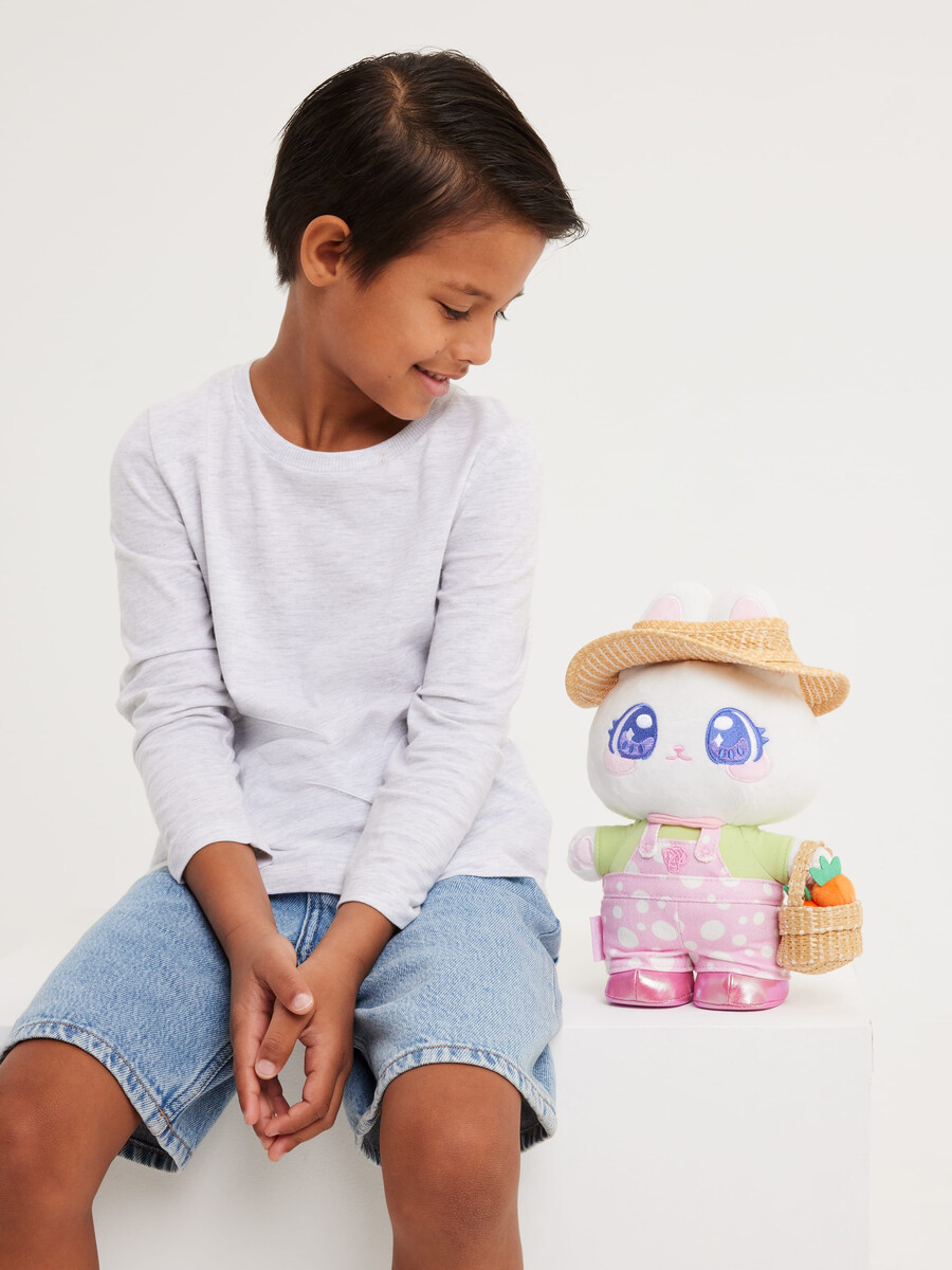 lapin en peluche poppy