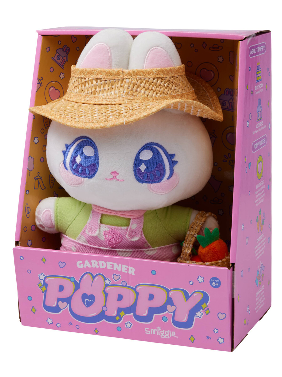 lapin en peluche poppy