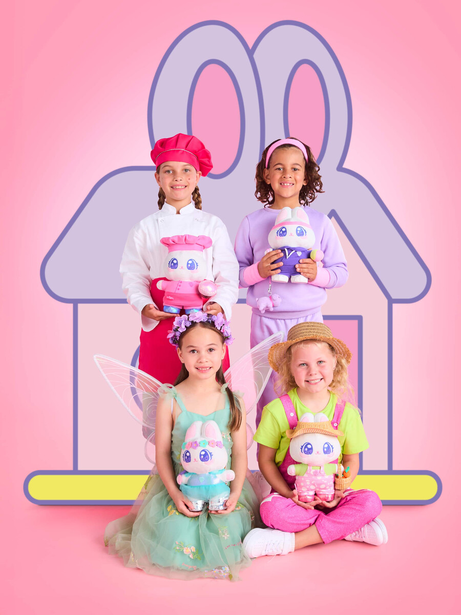 lapin en peluche poppy