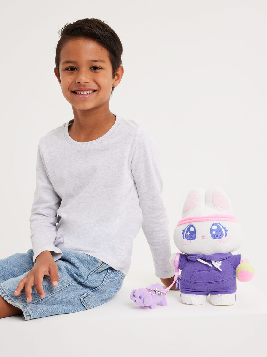 lapin en peluche poppy