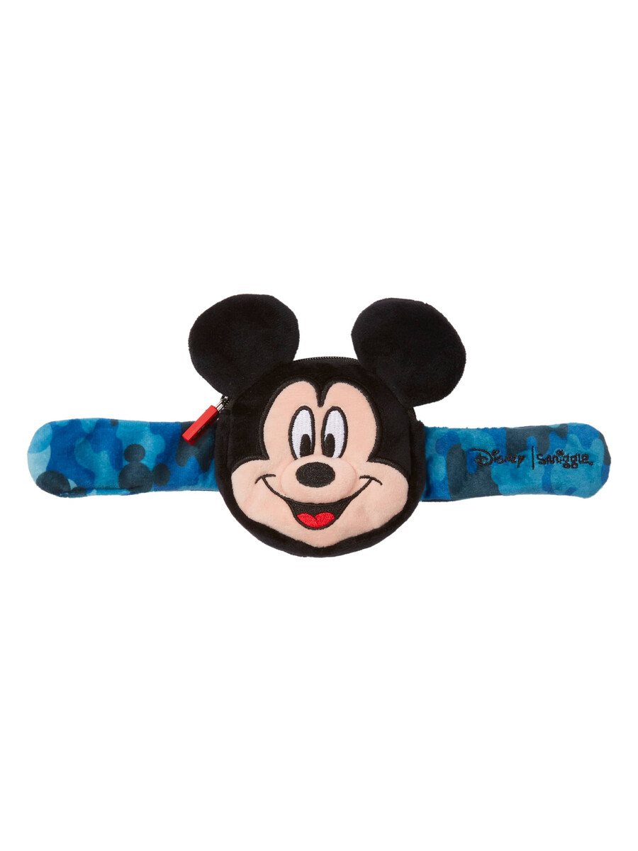 bracelet mickey mouse en peluche avec porte-monnaie