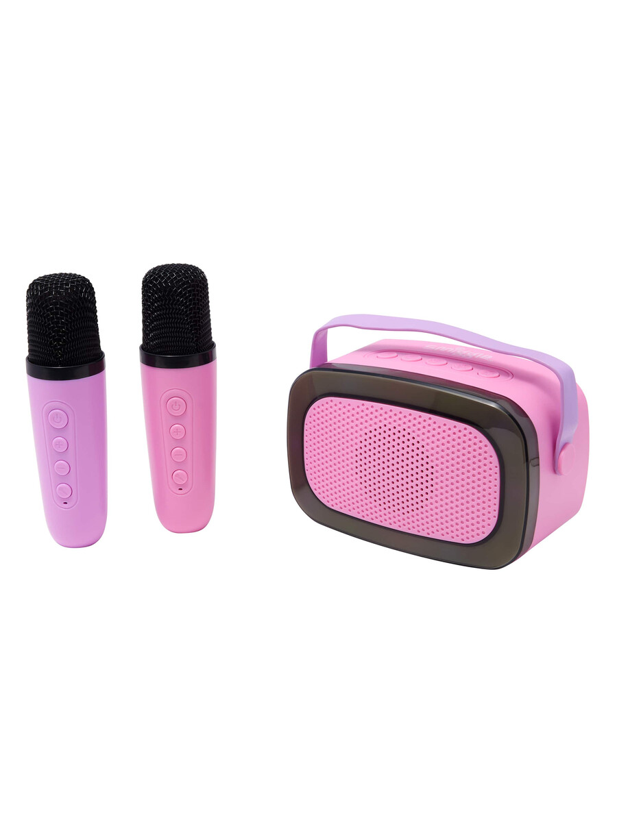 ensemble haut-parleur et microphone de karaoké lumineux