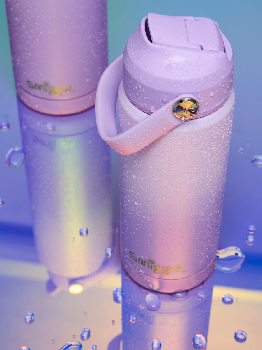 bouteille isotherme squiggle en acier inoxydable 550 ml