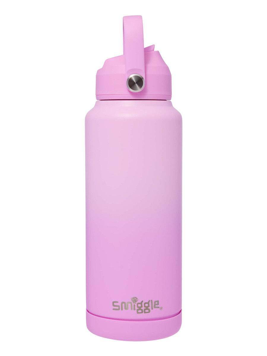 bouteille isotherme squiggle en acier inoxydable 1l