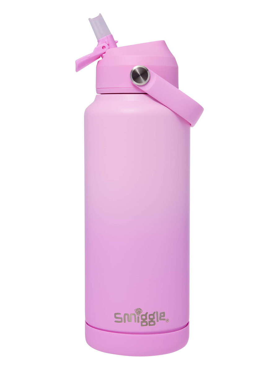 bouteille isotherme squiggle en acier inoxydable 1l