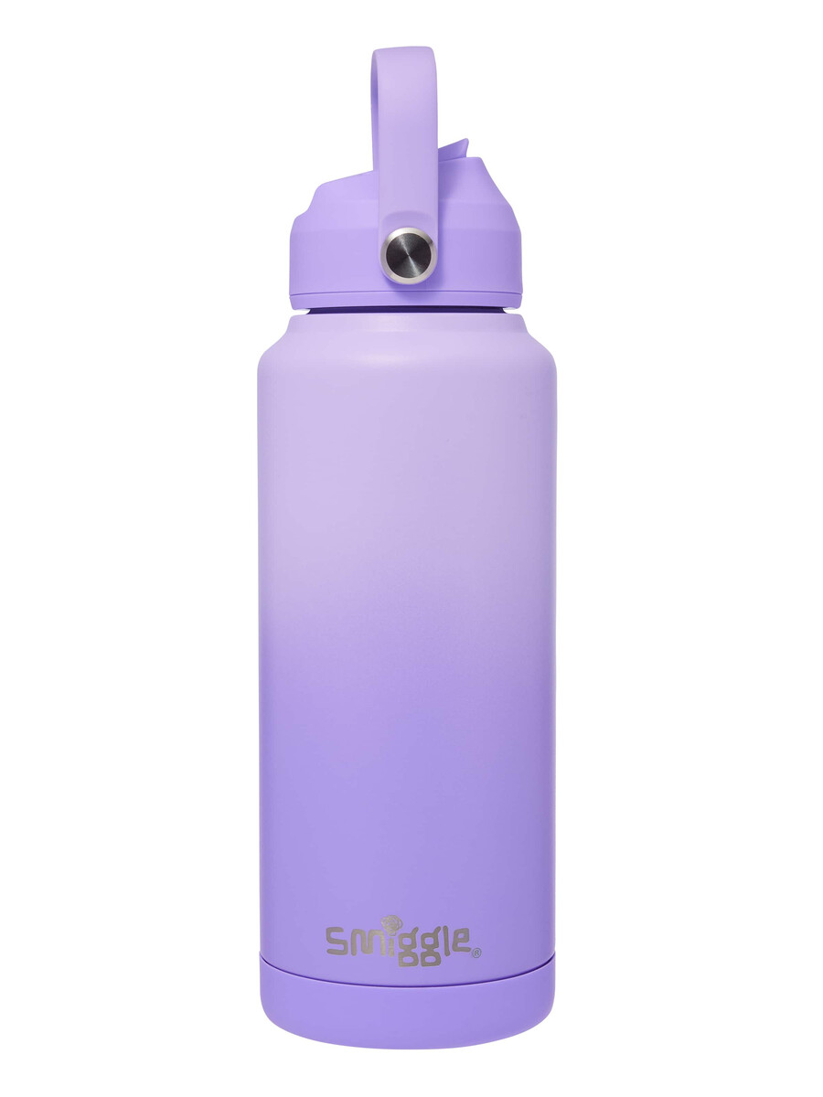 bouteille isotherme squiggle en acier inoxydable 1l