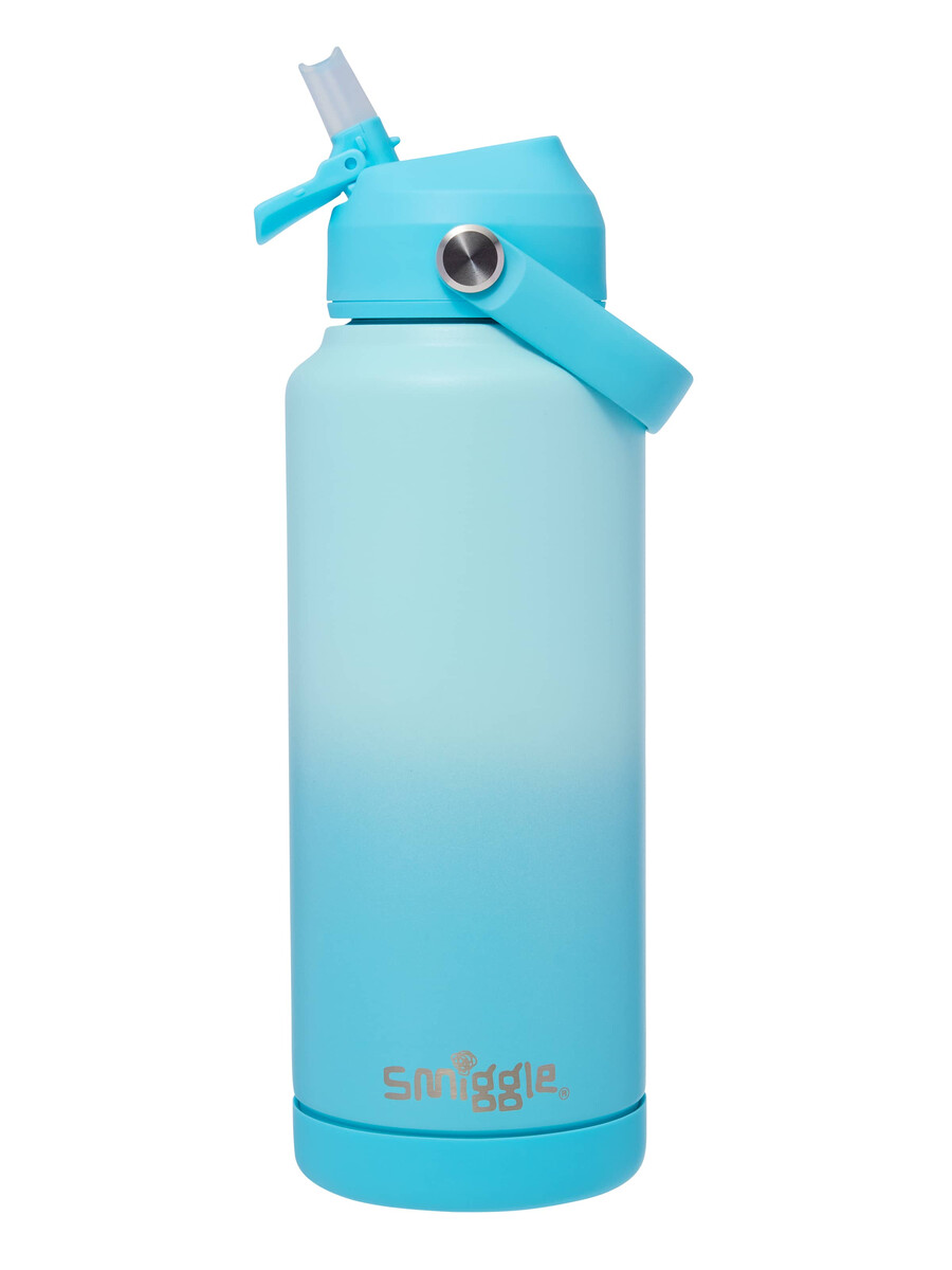 bouteille isotherme squiggle en acier inoxydable 1l