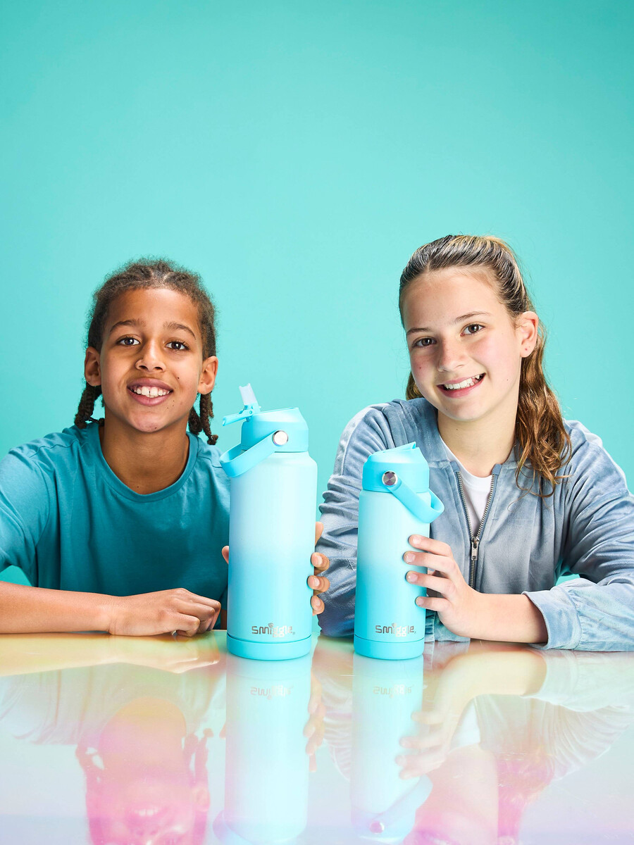 bouteille isotherme squiggle en acier inoxydable 1l