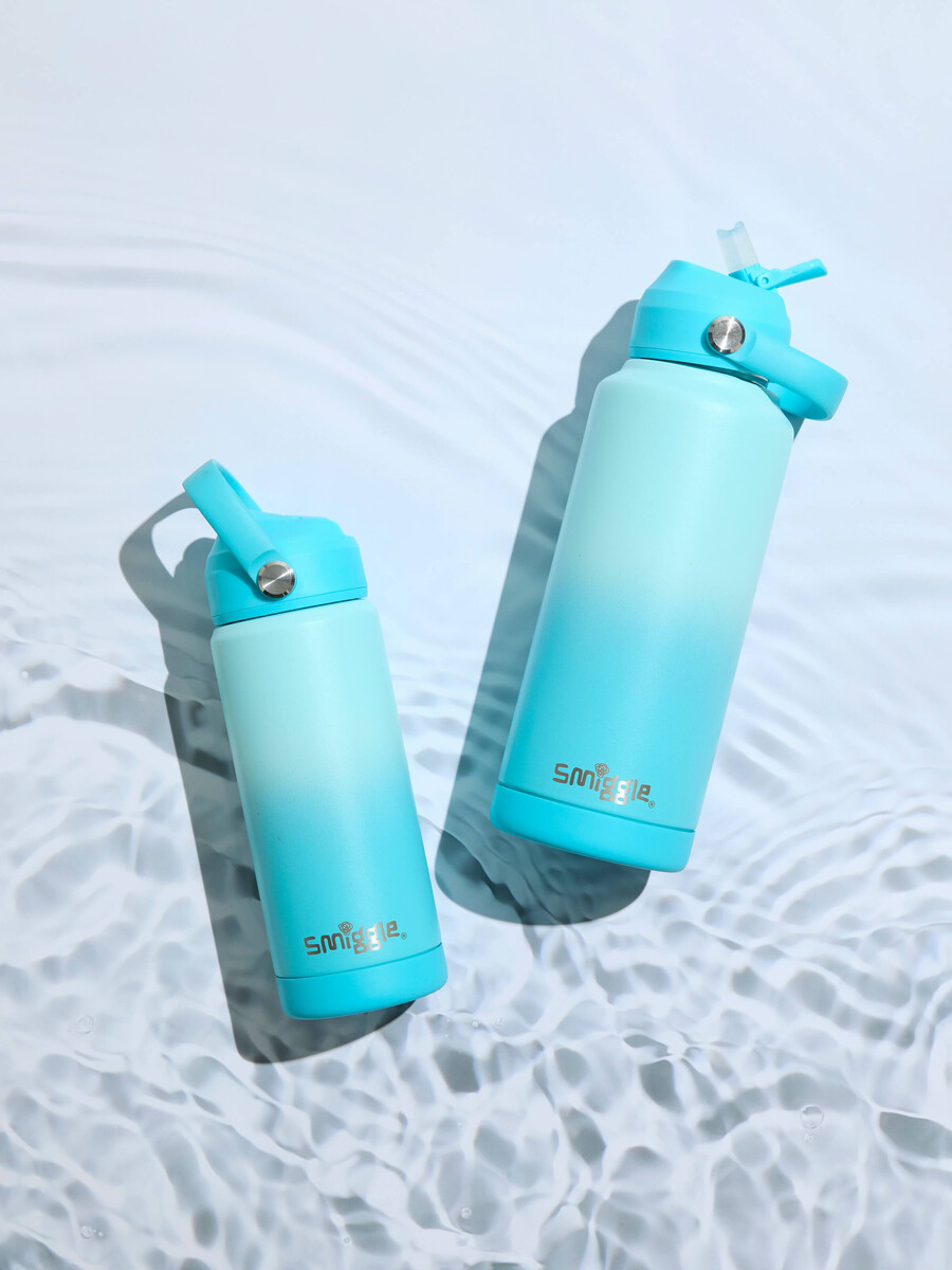 bouteille isotherme squiggle en acier inoxydable 1l