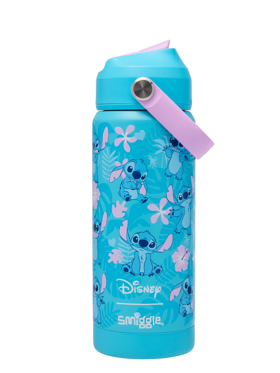 bouteille isotherme en acier inoxydable stitch squiggle 550 ml