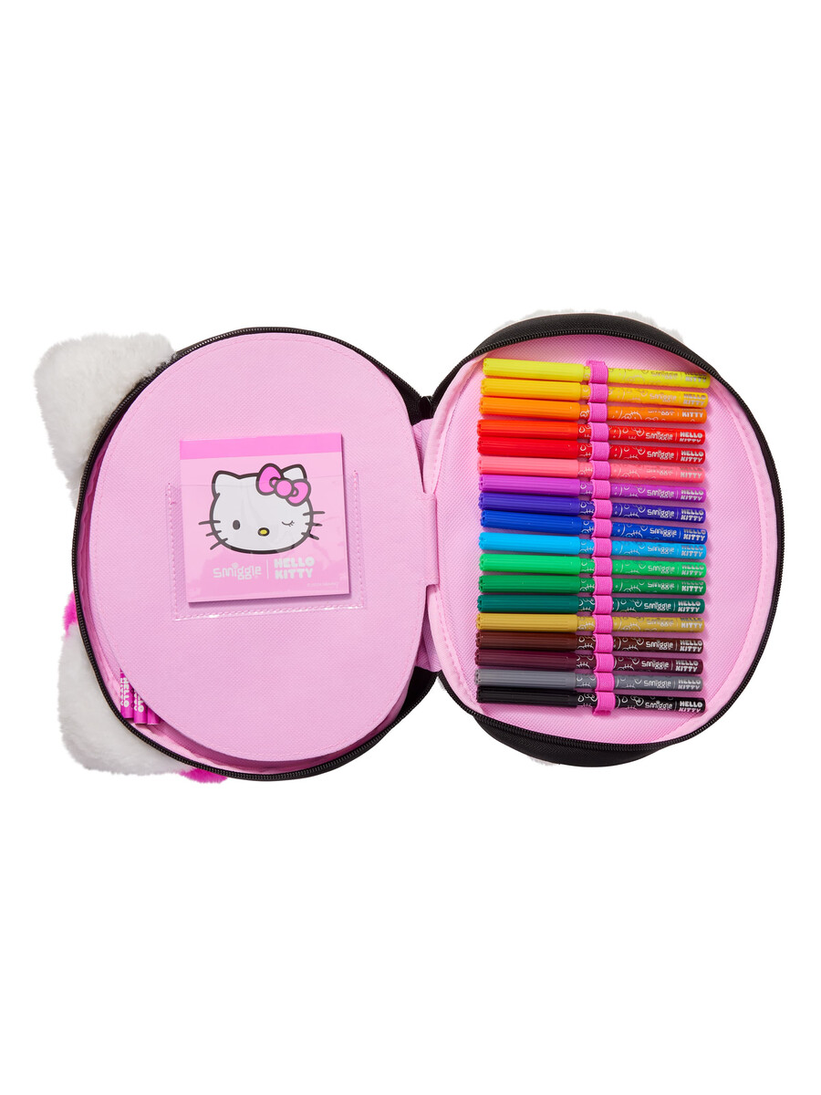 coffret cadeau de papeterie hello kitty zip it