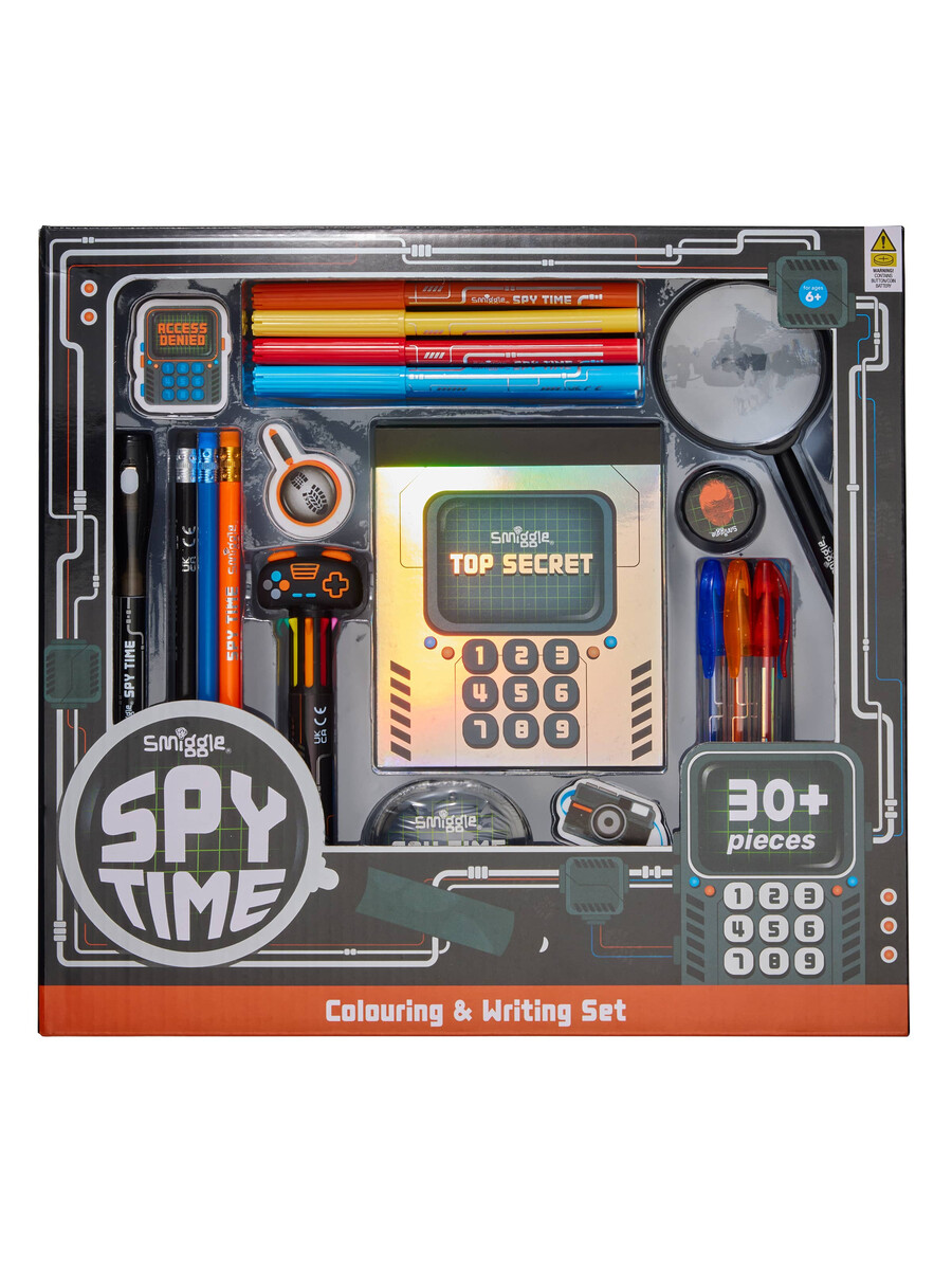 coffret de coloriage et décriture spy time