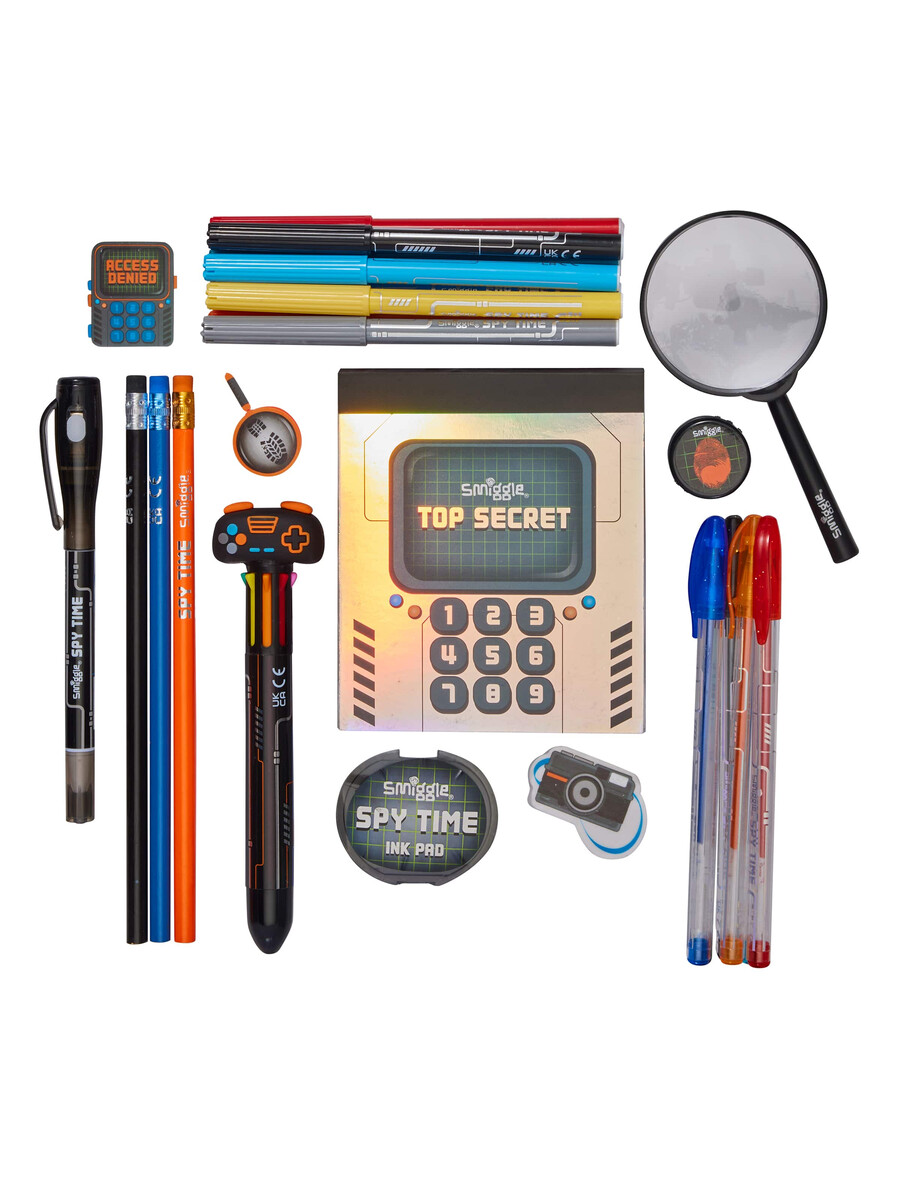 coffret de coloriage et décriture spy time
