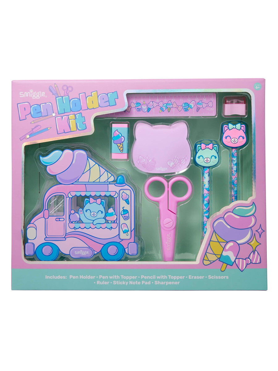 coffret cadeau de papeterie avec porte-stylo magique