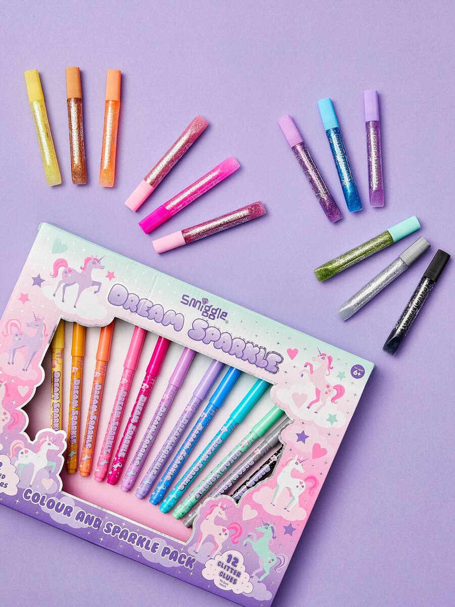 pack de couleurs et de paillettes dream sparkle