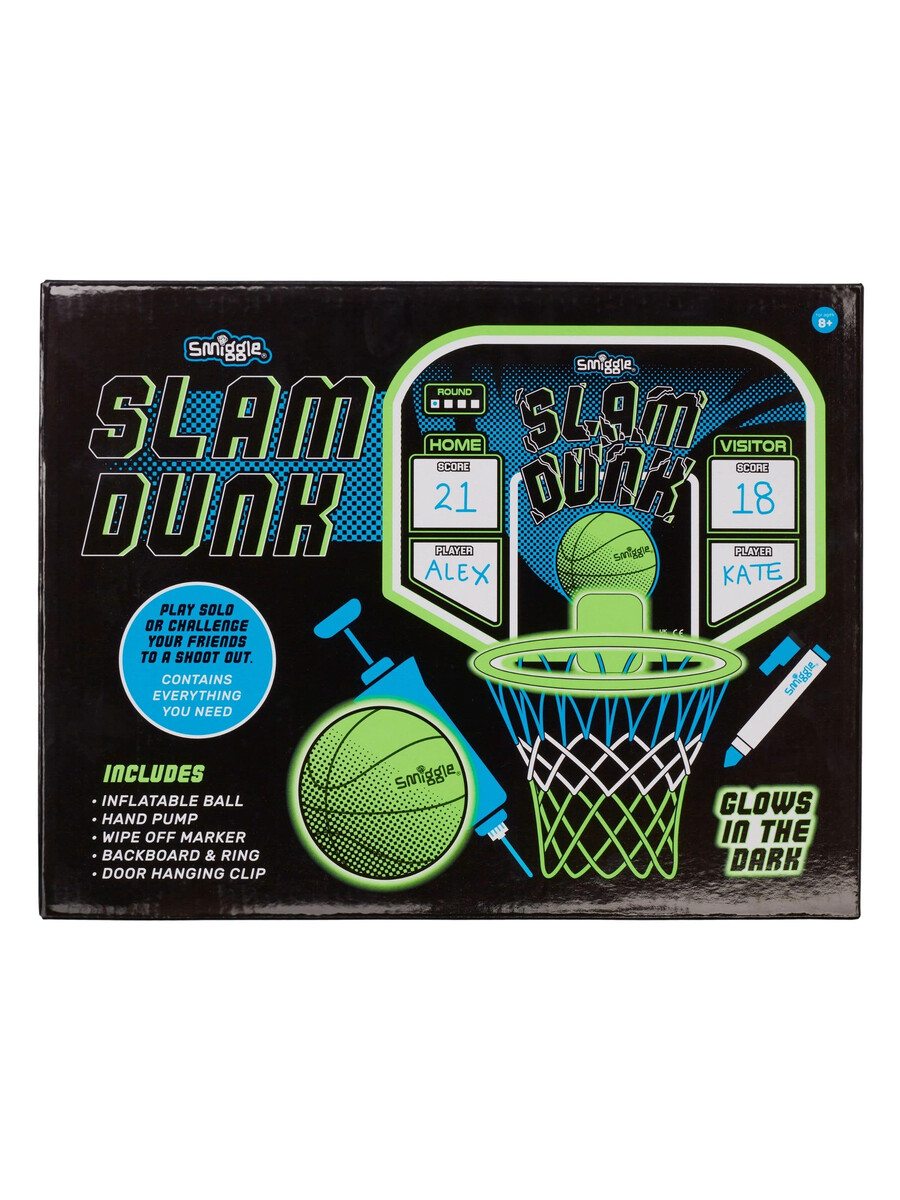 ensemble de basketball slam dunk phosphorescent