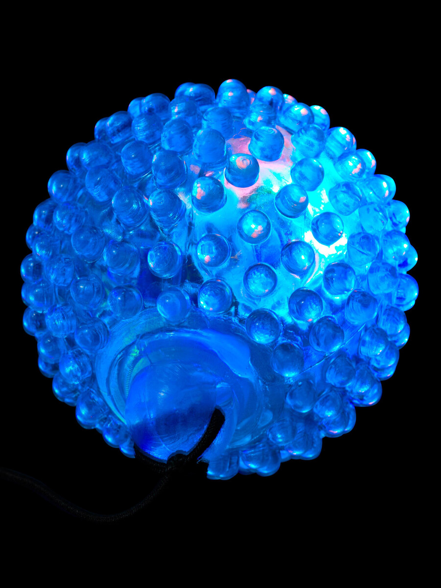 balle lumineuse rebondissante