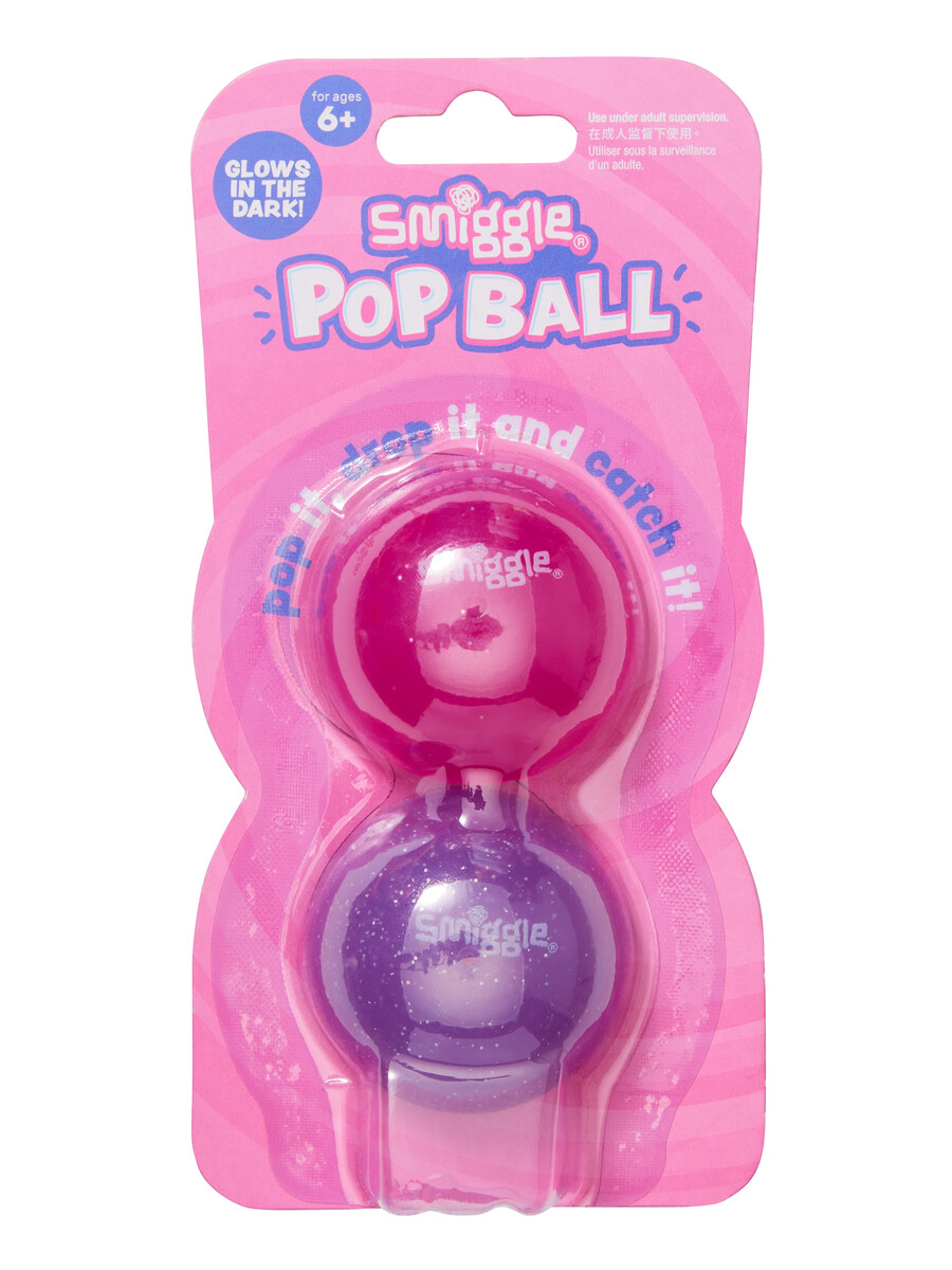 balle à pop-up phosphorescente x2
