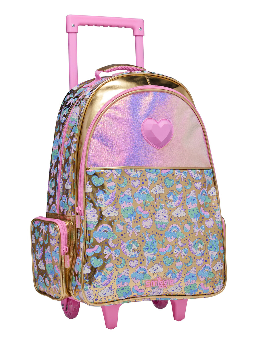 sac à dos trolley radiant avec roues lumineuses