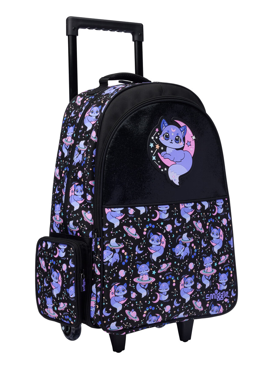 sac à dos trolley bright eyes avec roues lumineuses