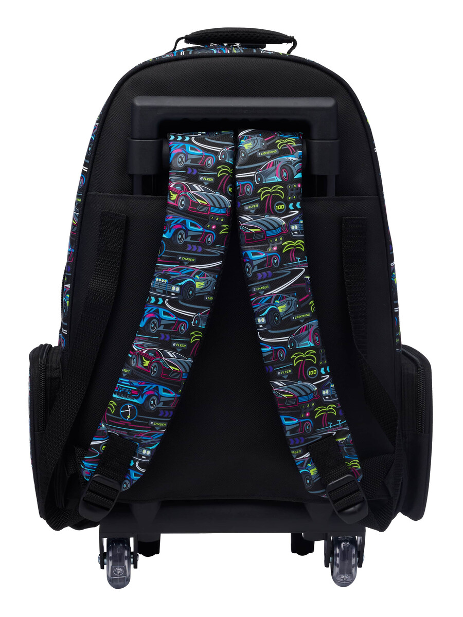 sac à dos trolley bright eyes avec roues lumineuses