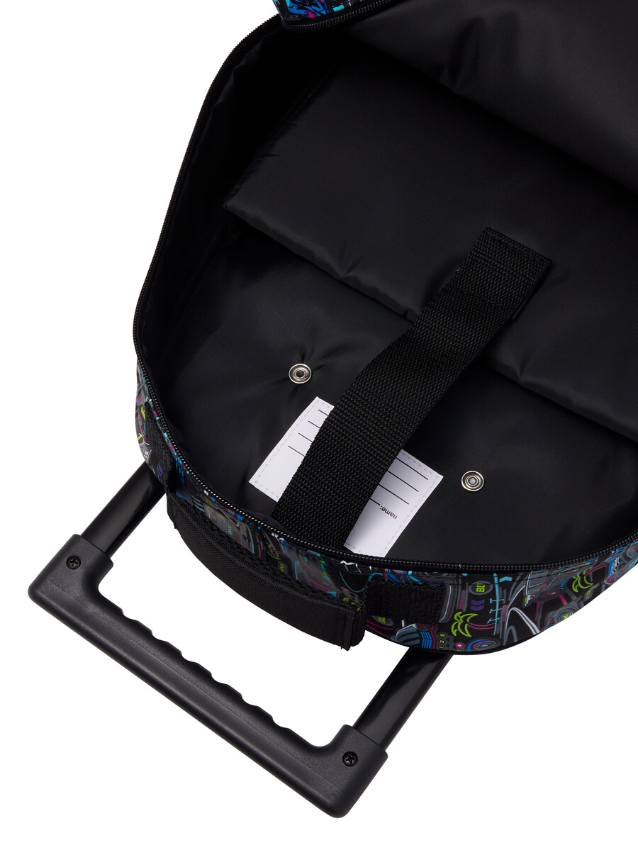 sac à dos trolley bright eyes avec roues lumineuses