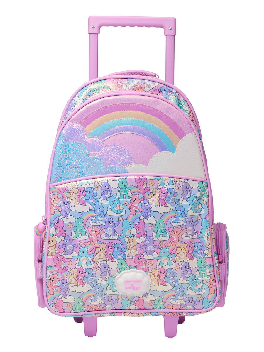 sac à dos trolley care bears avec roues lumineuses